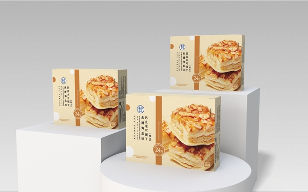 盒馬 巴旦木可頌丁包裝設計