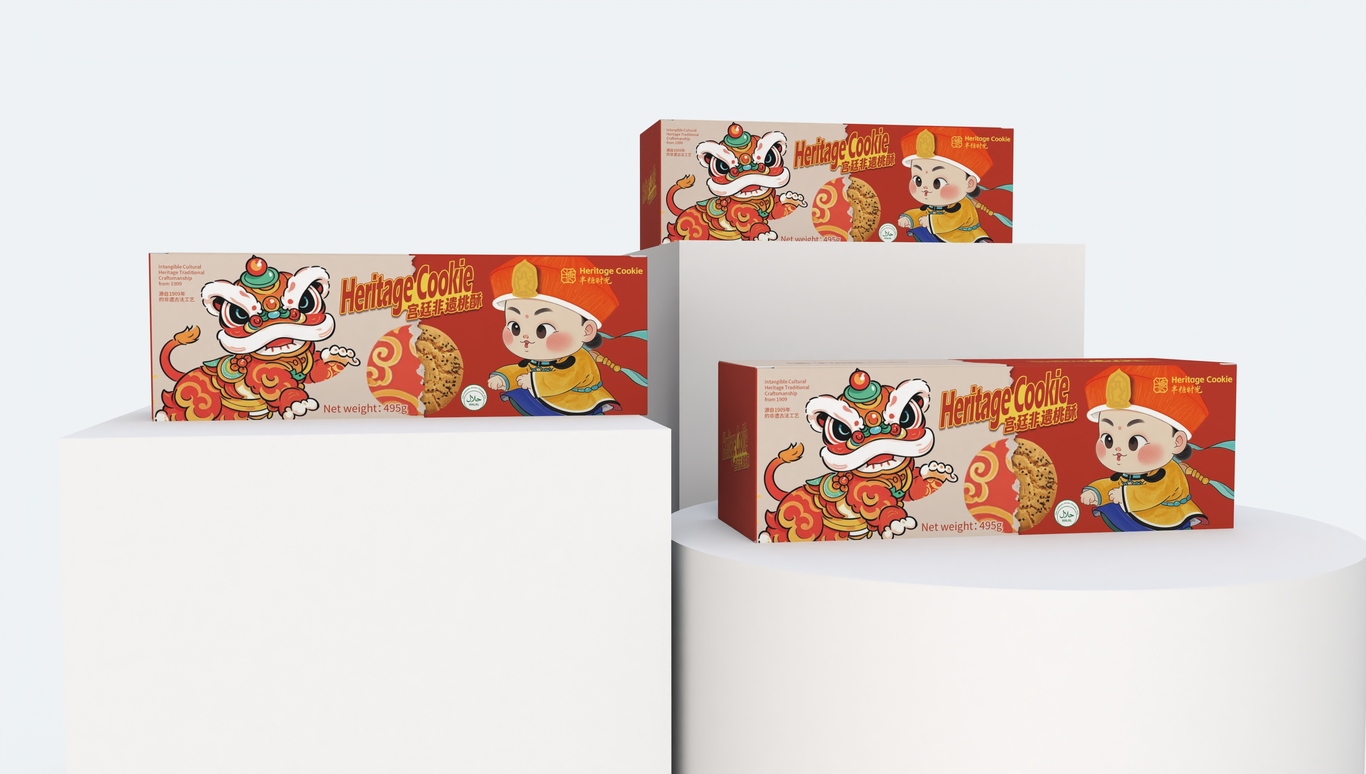 宫廷非遗桃酥出口马来西亚包装图10