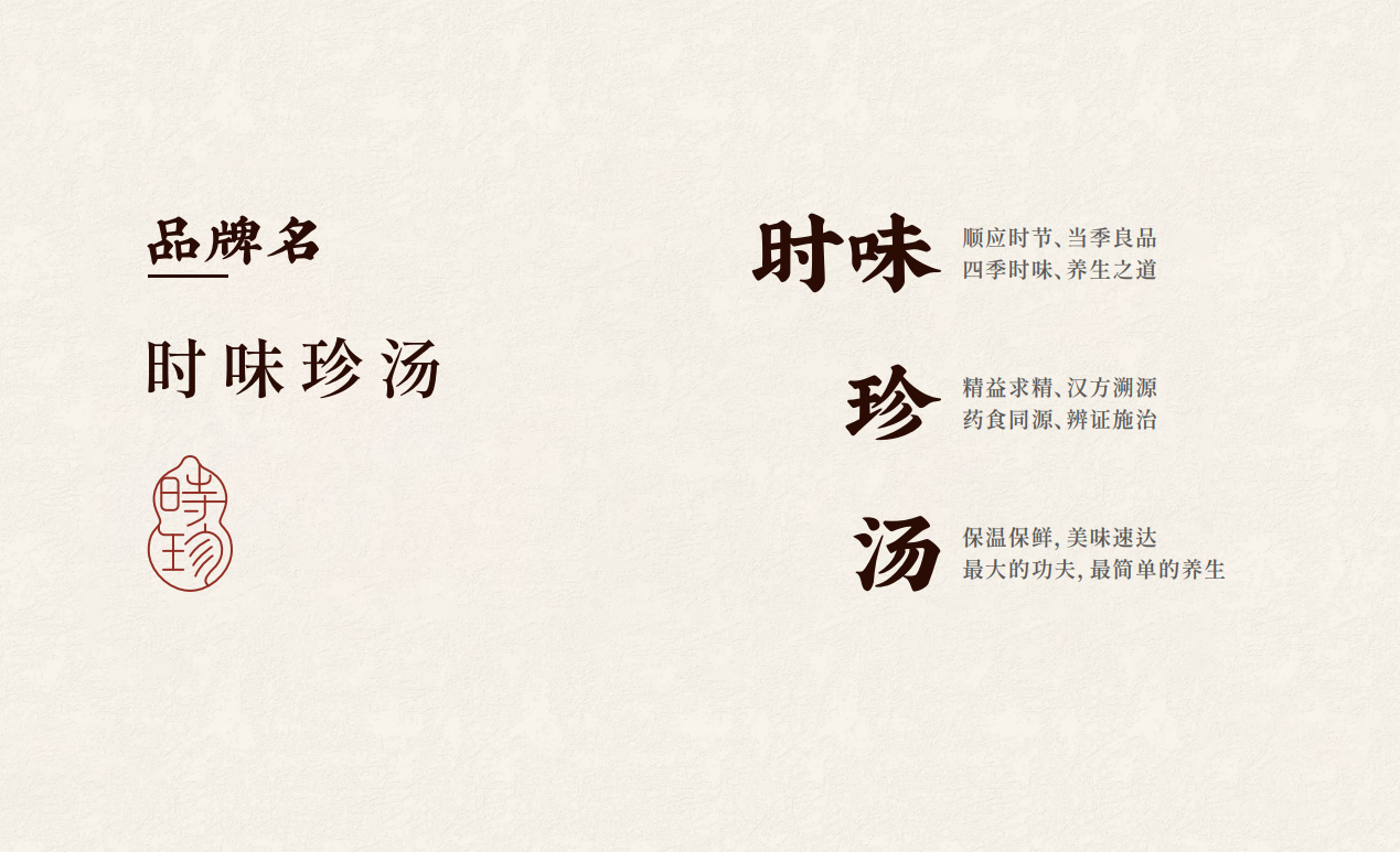 【時味珍湯】品牌策劃設計圖1