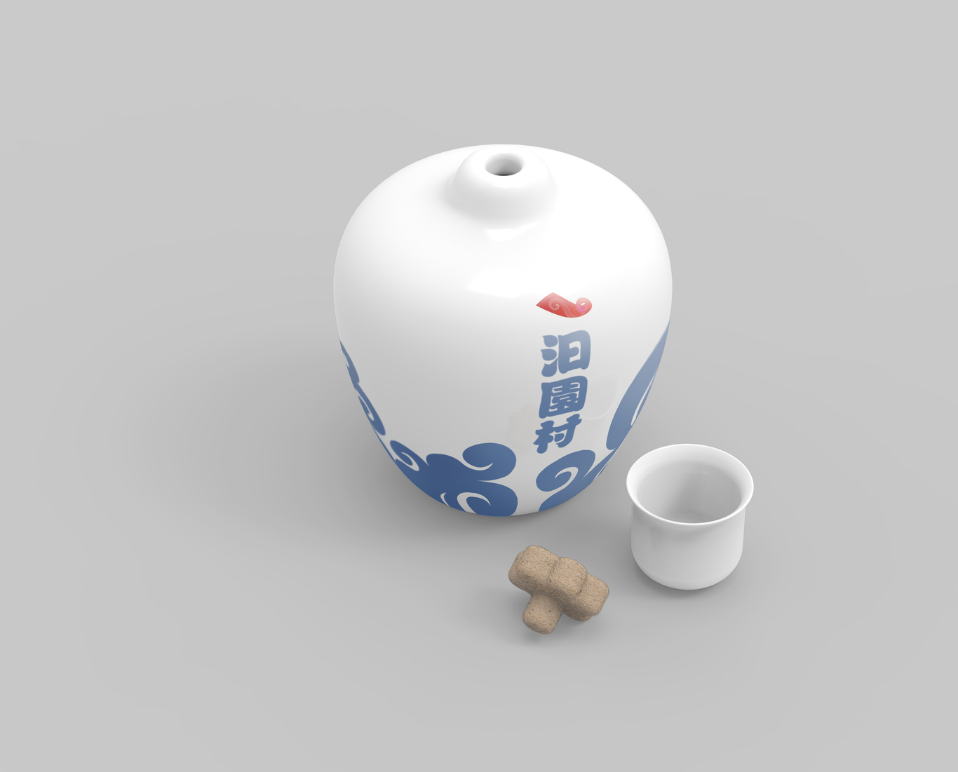 “一壇一杯” 酒瓶包裝設計圖8