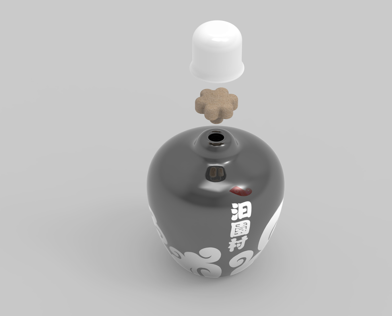 “一壇一杯” 酒瓶包裝設計圖3