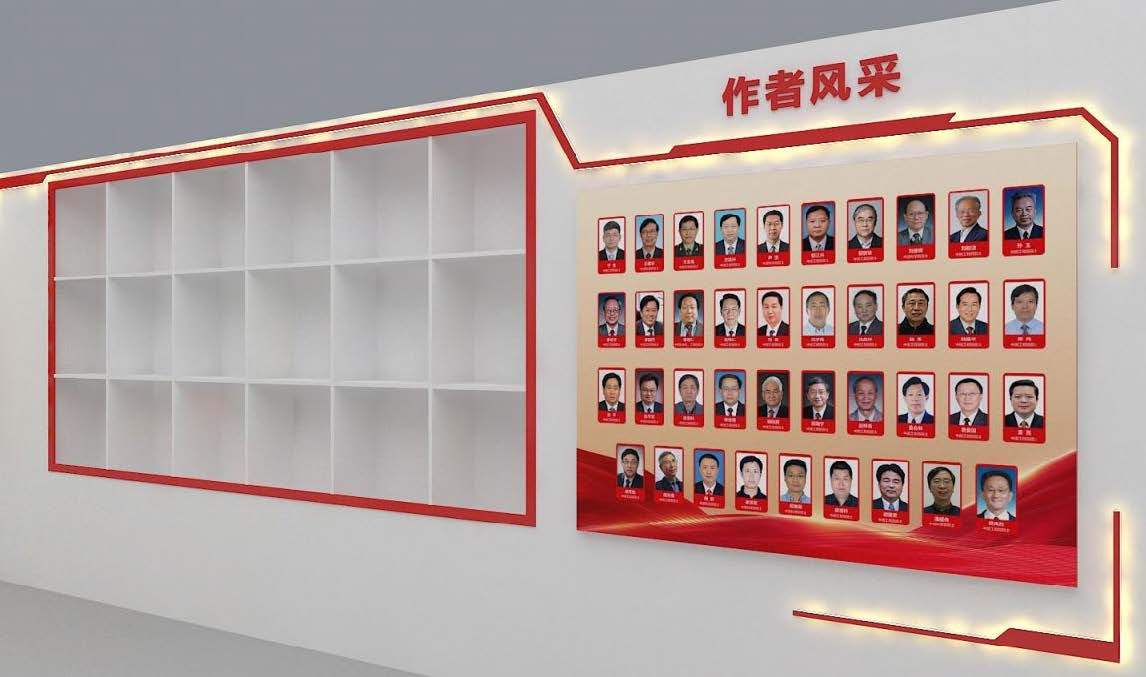北京信通傳媒文化墻設計與施工落地圖2