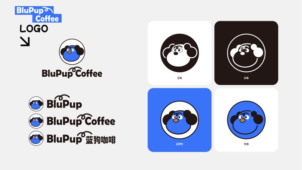 蓝狗咖啡品牌IP设计图3