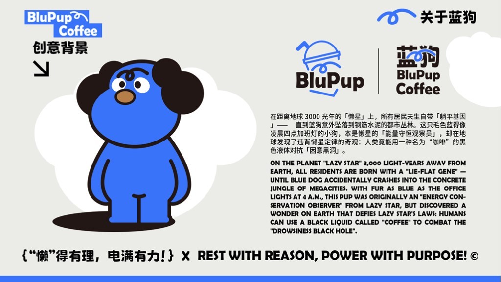 蓝狗咖啡品牌IP设计图1