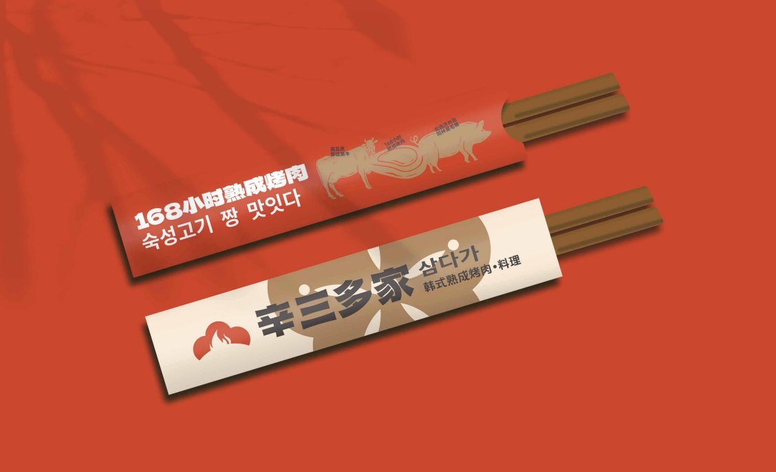 【辛三多家·韓式熟成烤肉·料理】品牌全案策劃設計圖2