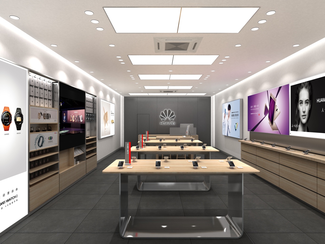 【華為專賣店】空間設計圖1