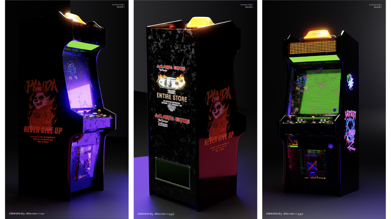 赛伯朋克-3D设计图2