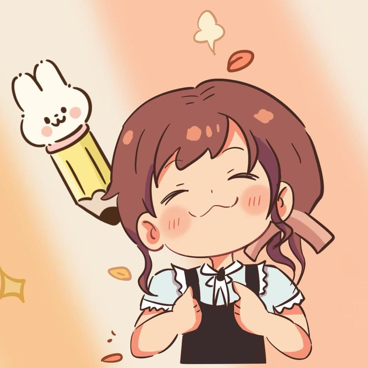 Q版人物插画图0