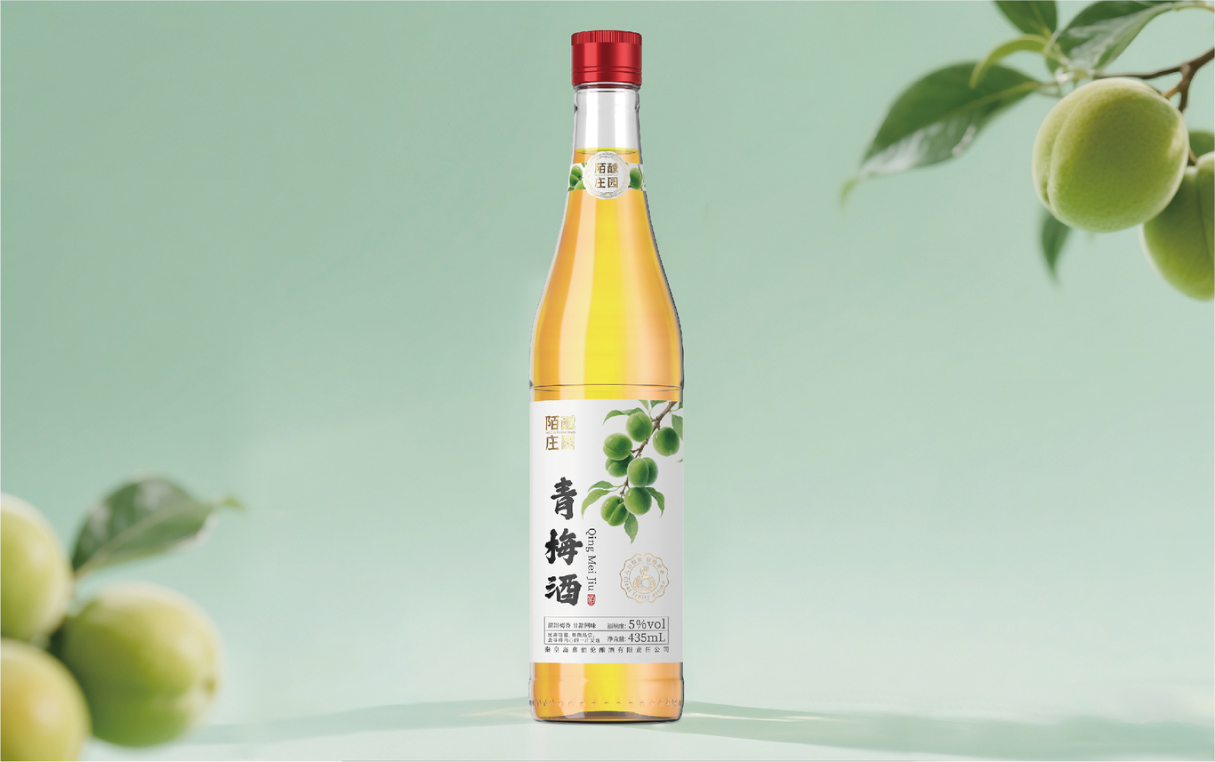 陌醺庄园水果酒包装标签设计图12
