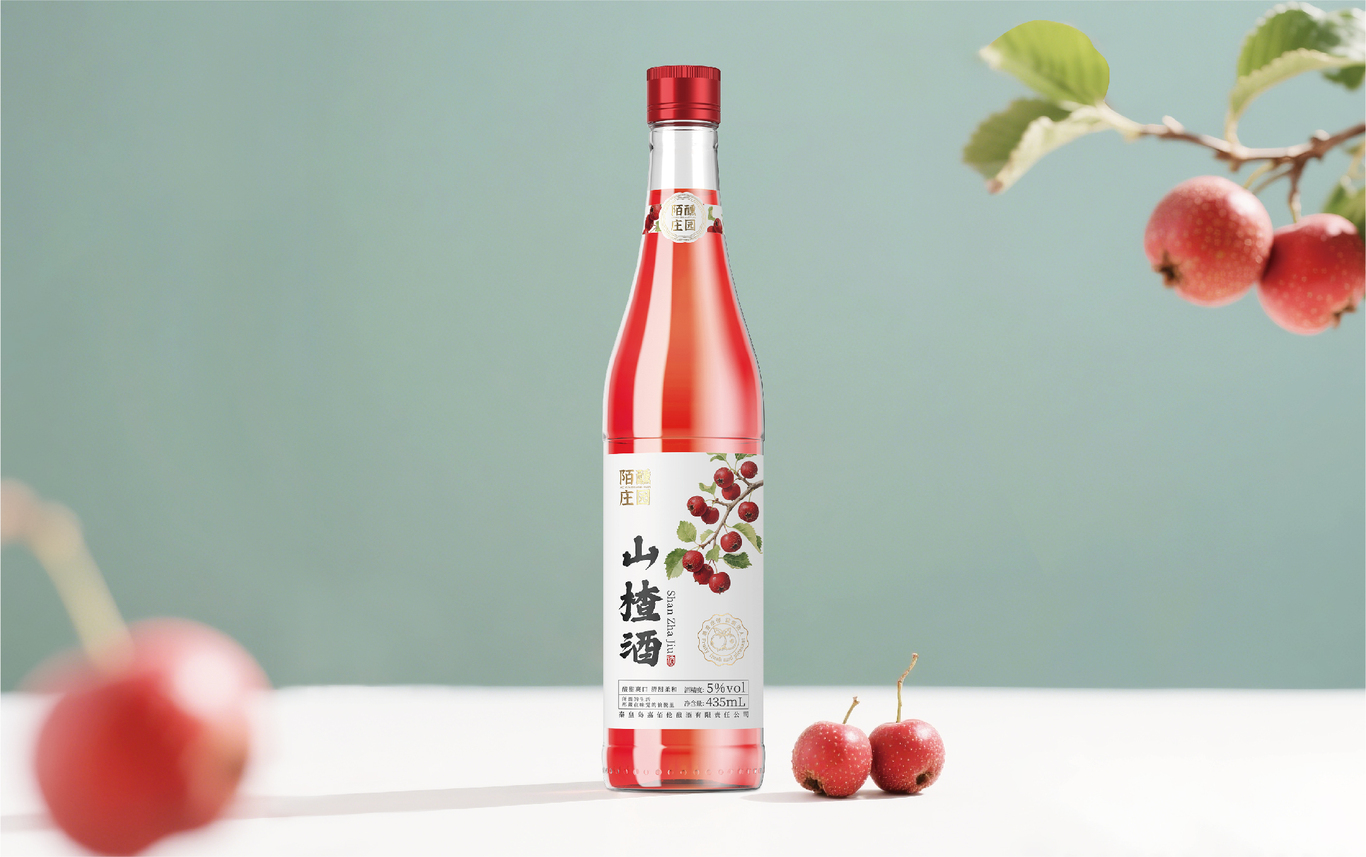 陌醺庄园水果酒包装标签设计图14