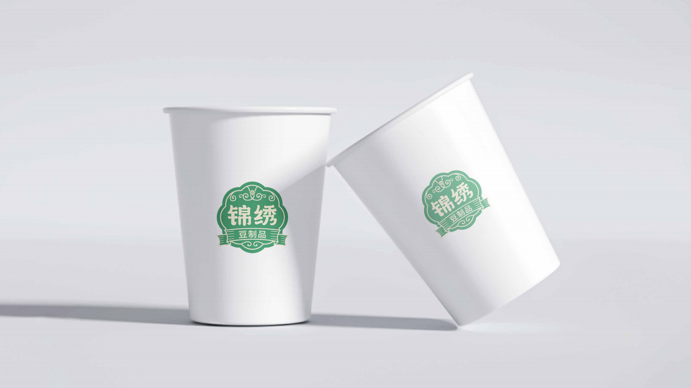 锦锈豆制品行业标志LOGO设计图7
