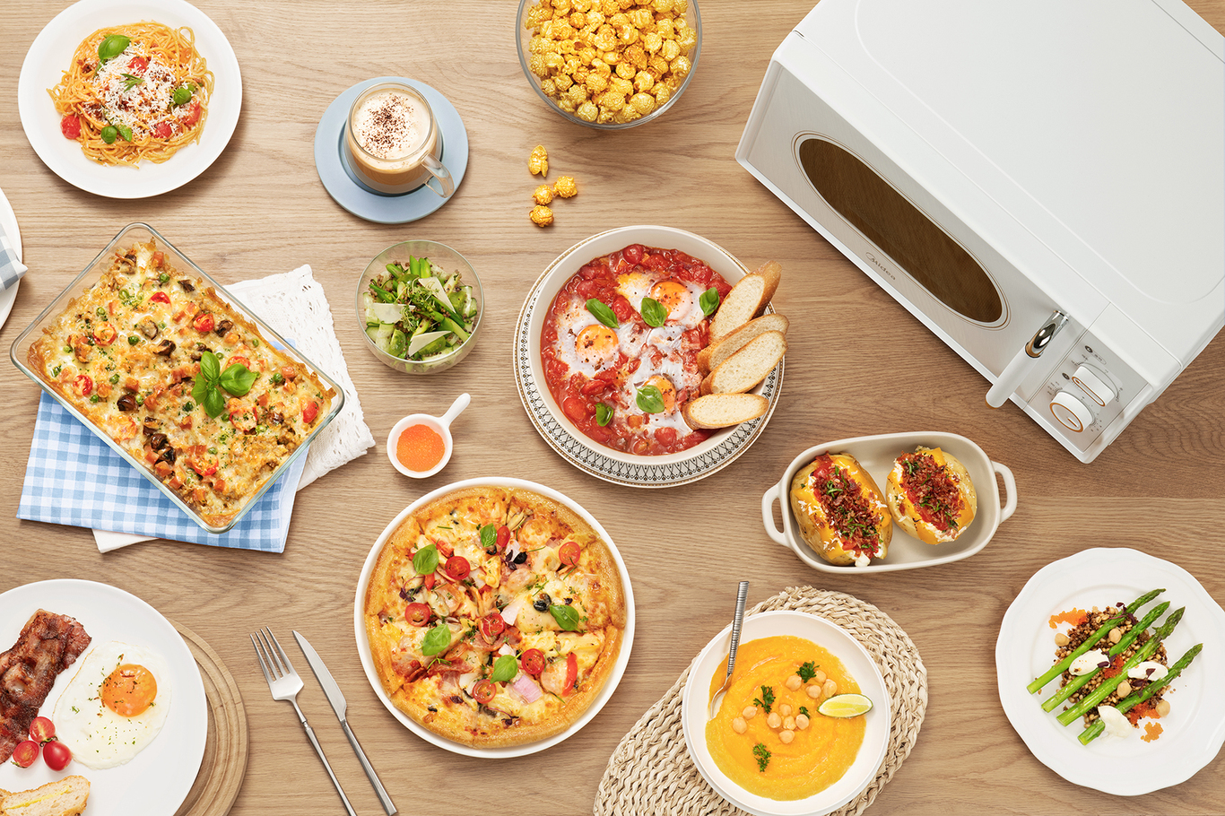 极地白微波炉拍摄图3