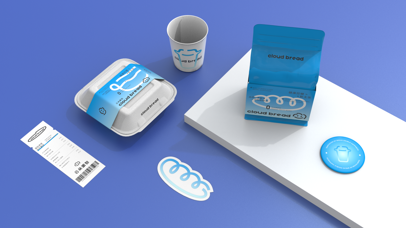 云朵面包 × cloud bread | 品牌包装设计图11