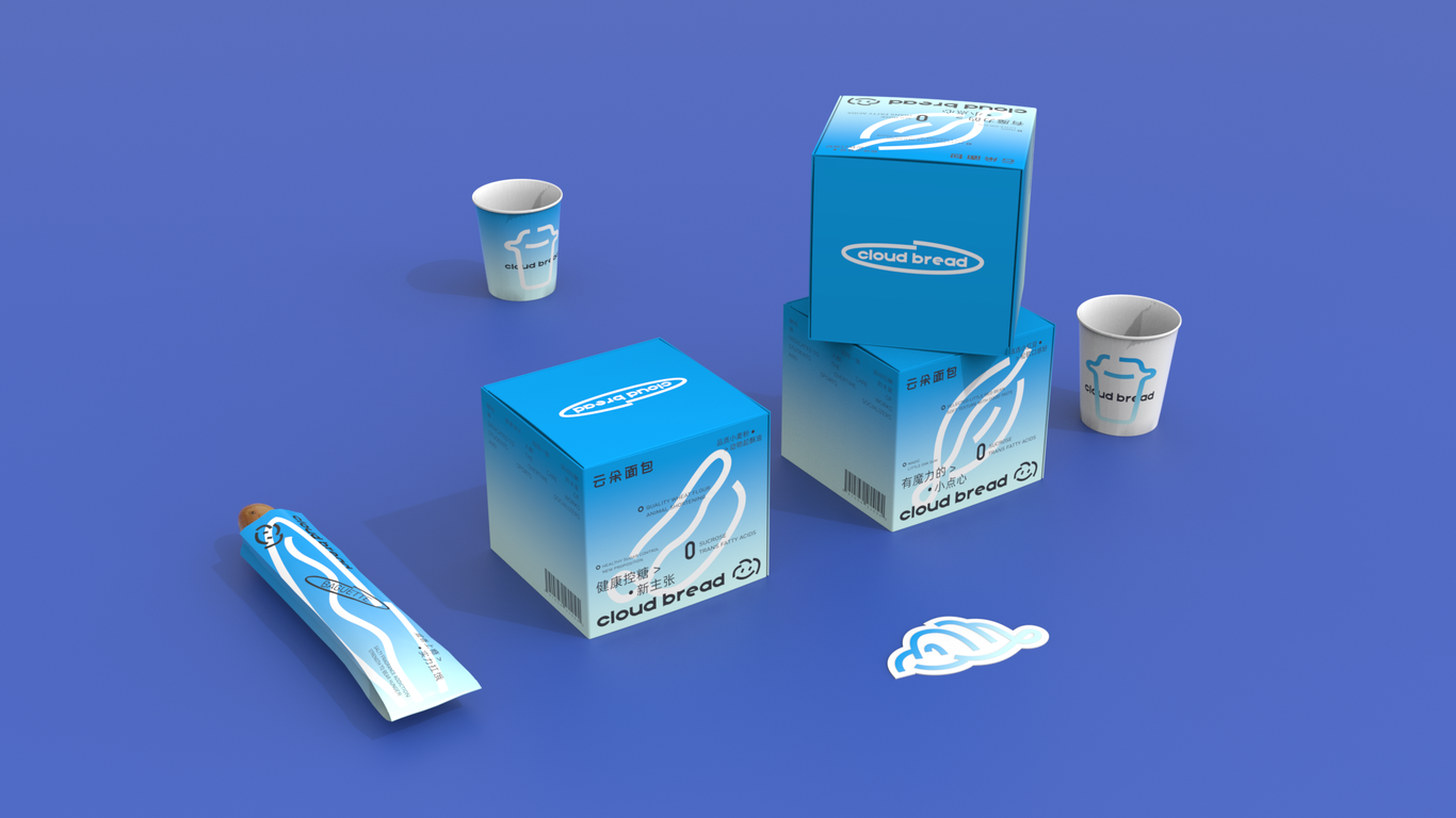 云朵面包 × cloud bread | 品牌包装设计图16