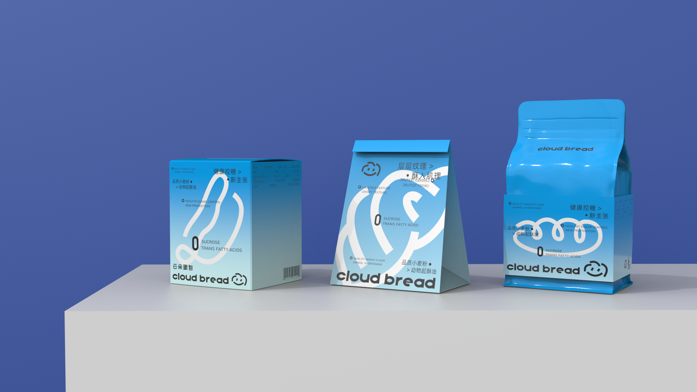 云朵面包 × cloud bread | 品牌包装设计图15