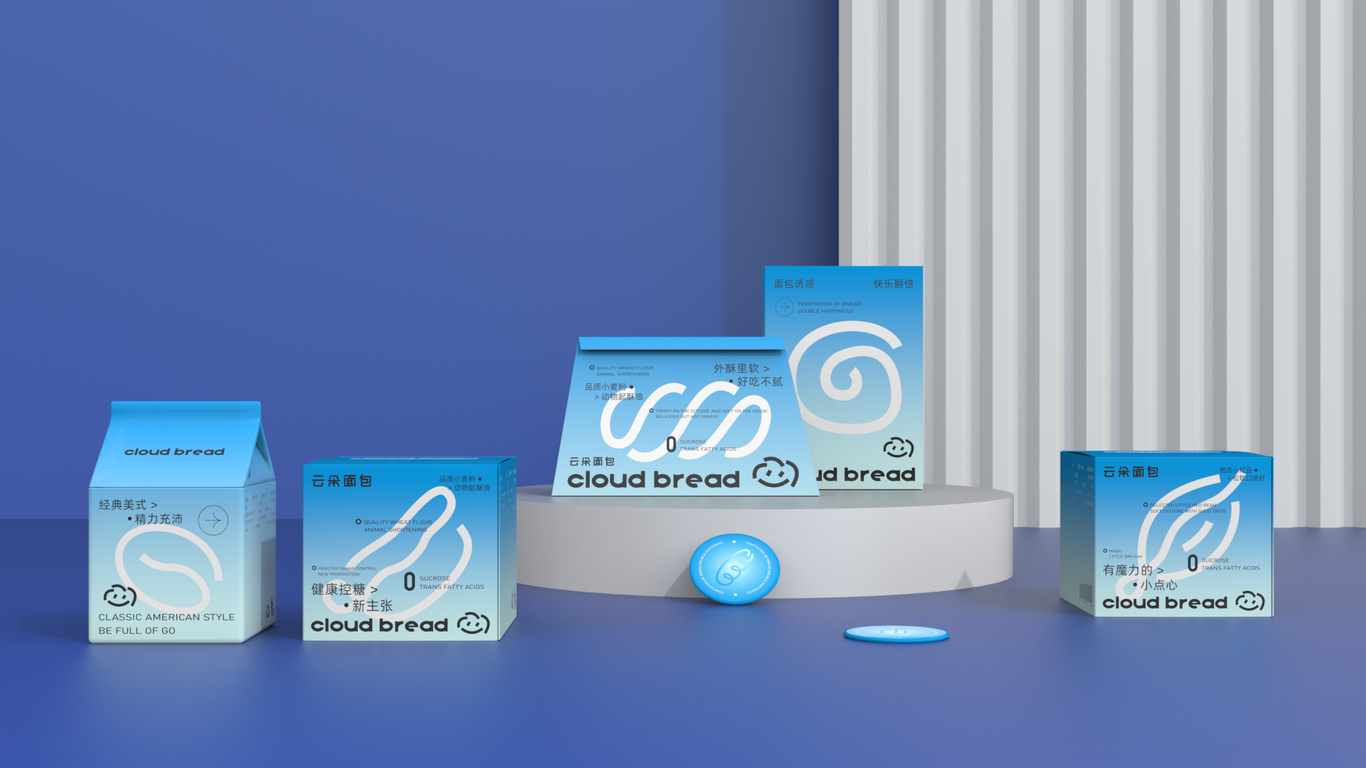 云朵面包 × cloud bread | 品牌包装设计图13