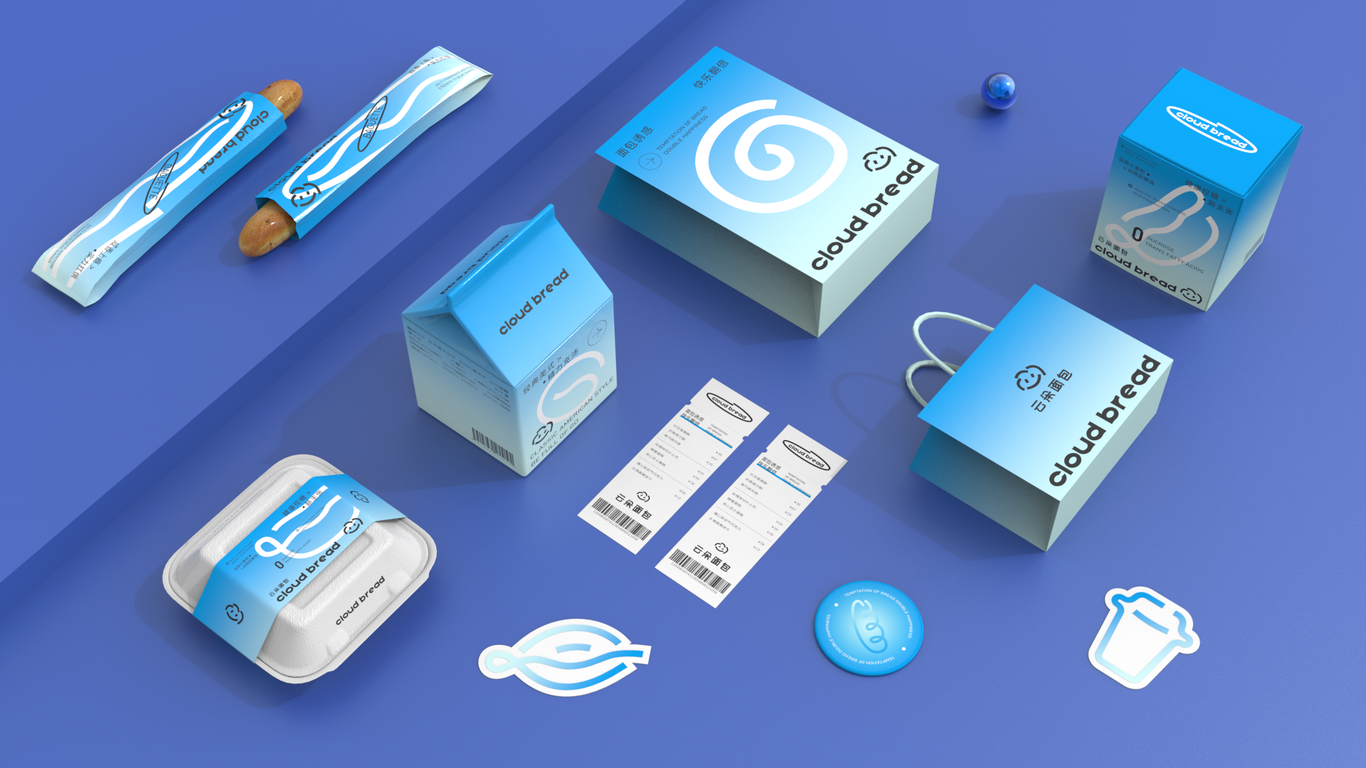 云朵面包 × cloud bread | 品牌包装设计图14