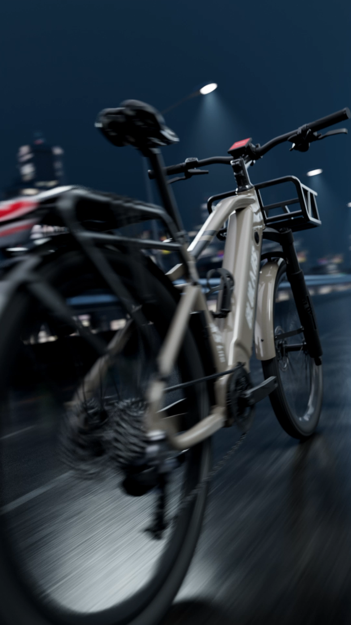 自行车产品3D建模+动画渲染图3