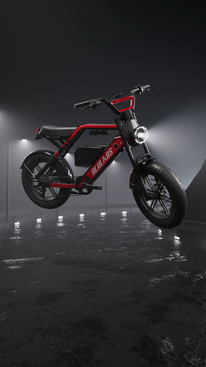 电助力车建模+动画渲染图4