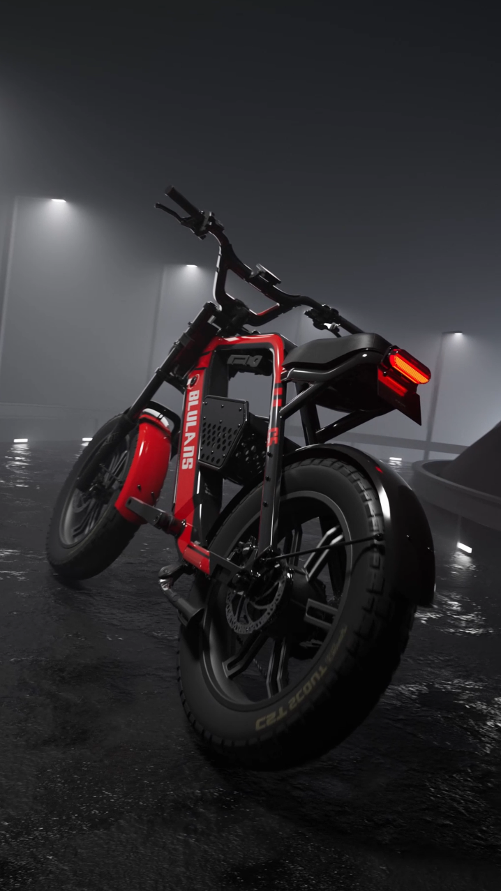 电助力车建模+动画渲染图3