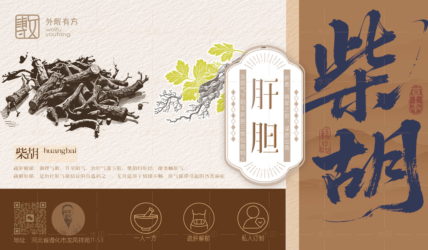 外敷贴标签设计图2