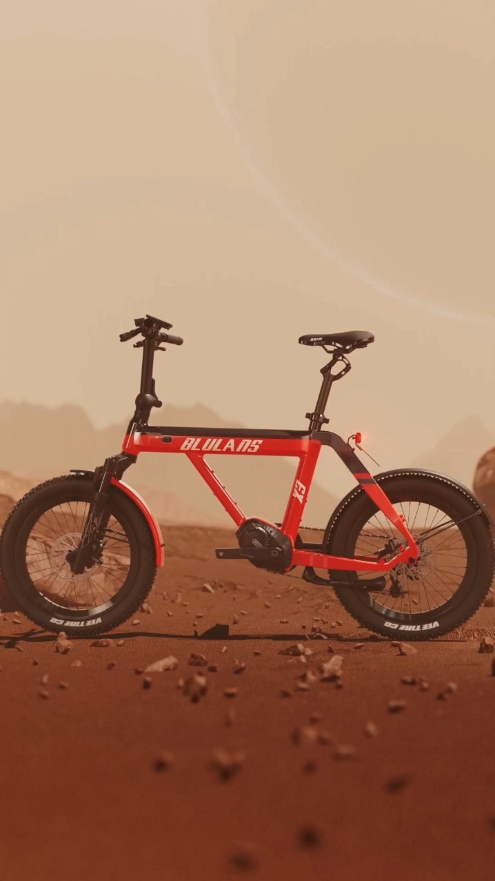 小型折叠自行车建模+动画渲染图4