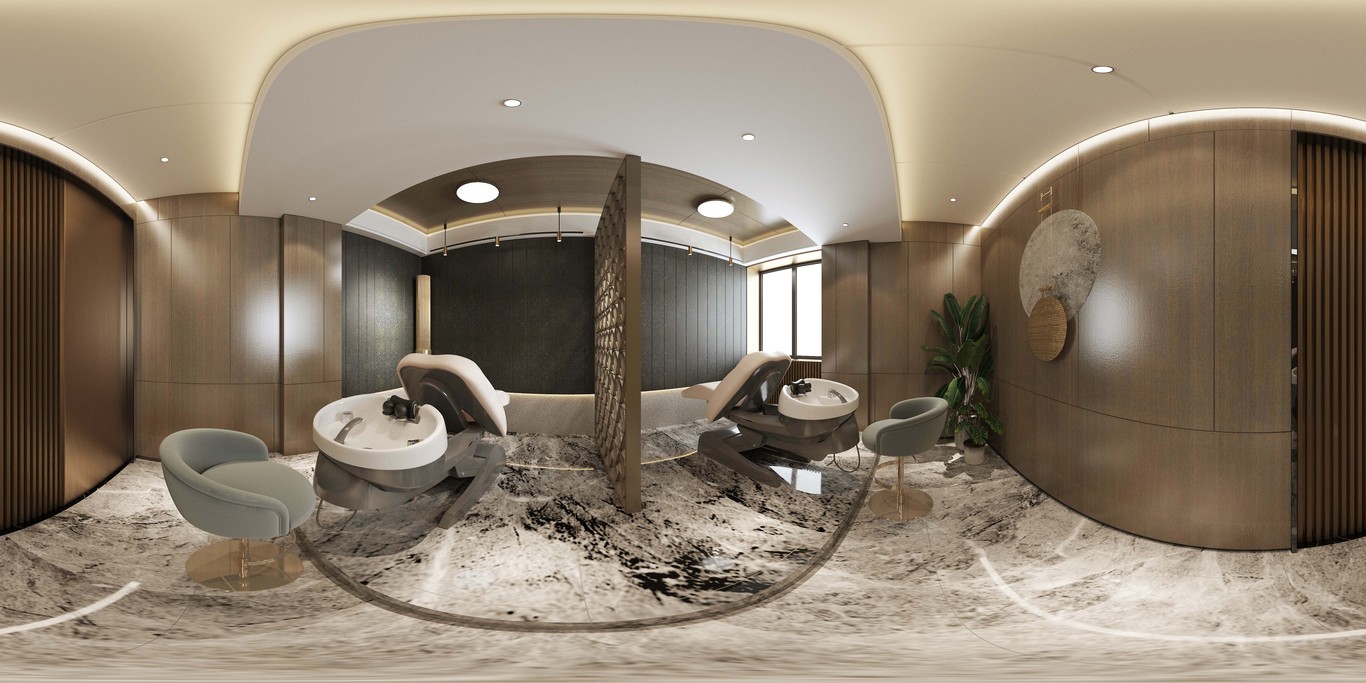 爱特禧创美业公司旗下几个品牌的案例及尚艺美容美发连锁的一些空间设计图42