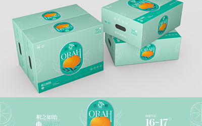开心佬沃柑包装设计案例