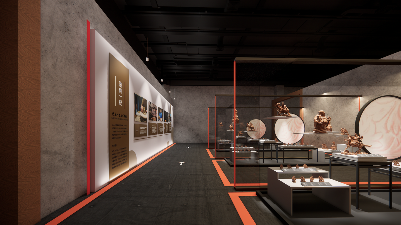 《铜官泥人刘》陶瓷艺术文化体验空间设计图4