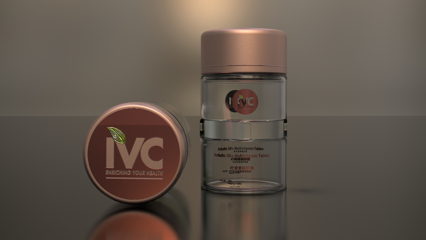 双层可旋转保健品包装图1