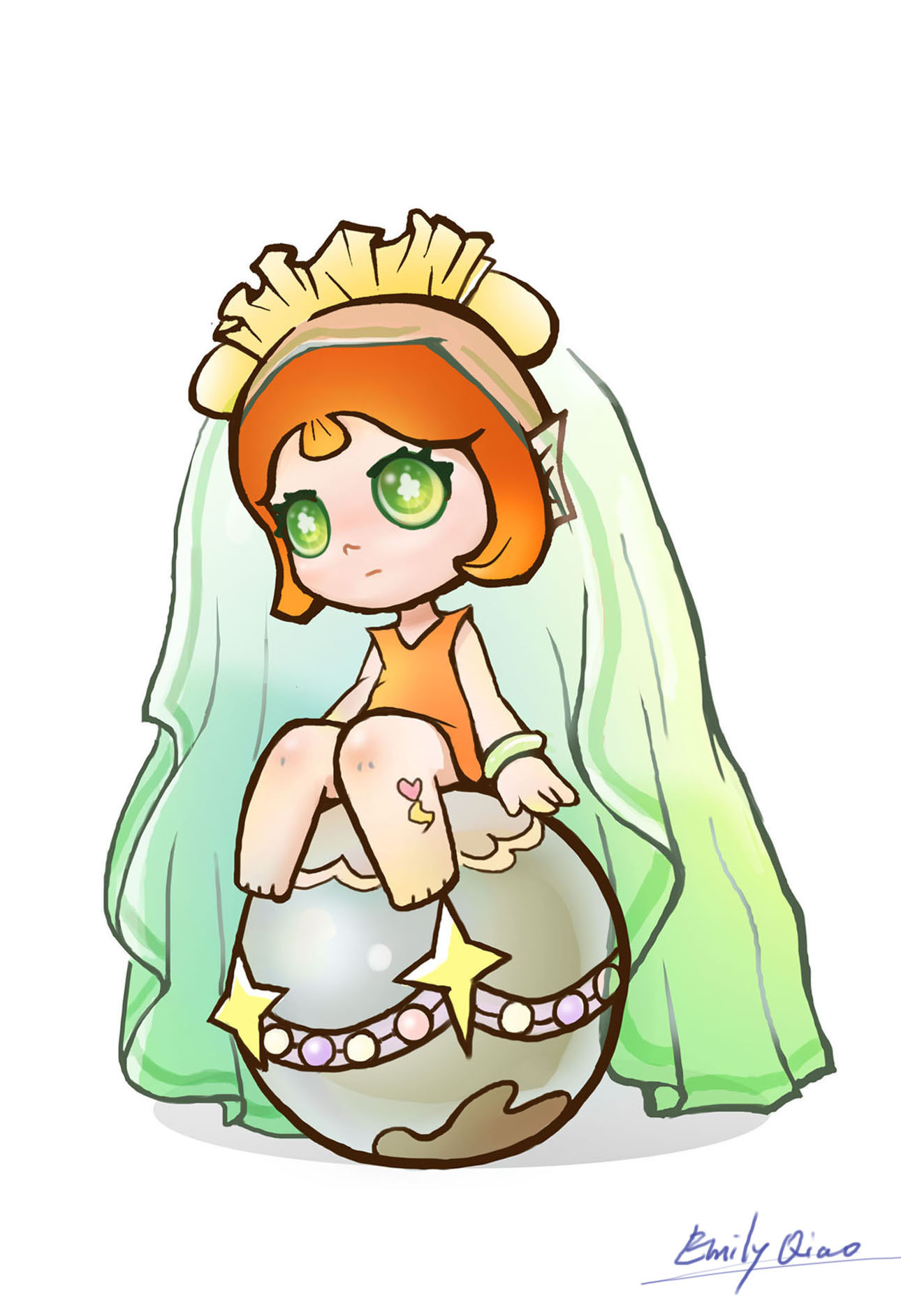 海洋系列IP设计练习——温暖珠光图1