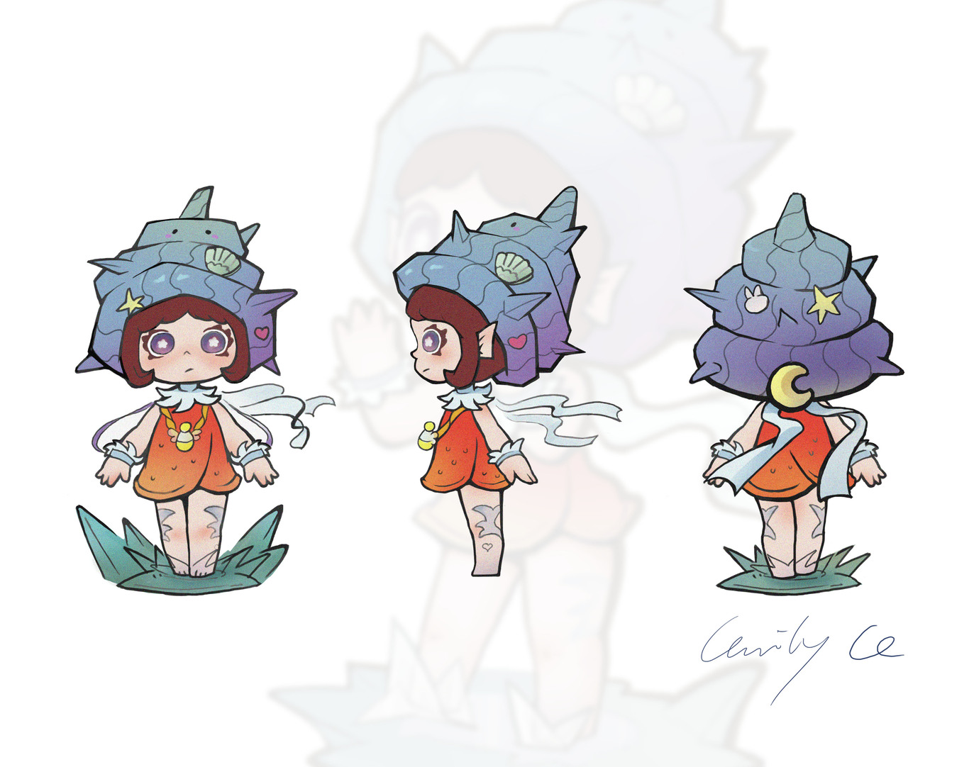 海洋系列IP设计练习——遥远的呼唤图1