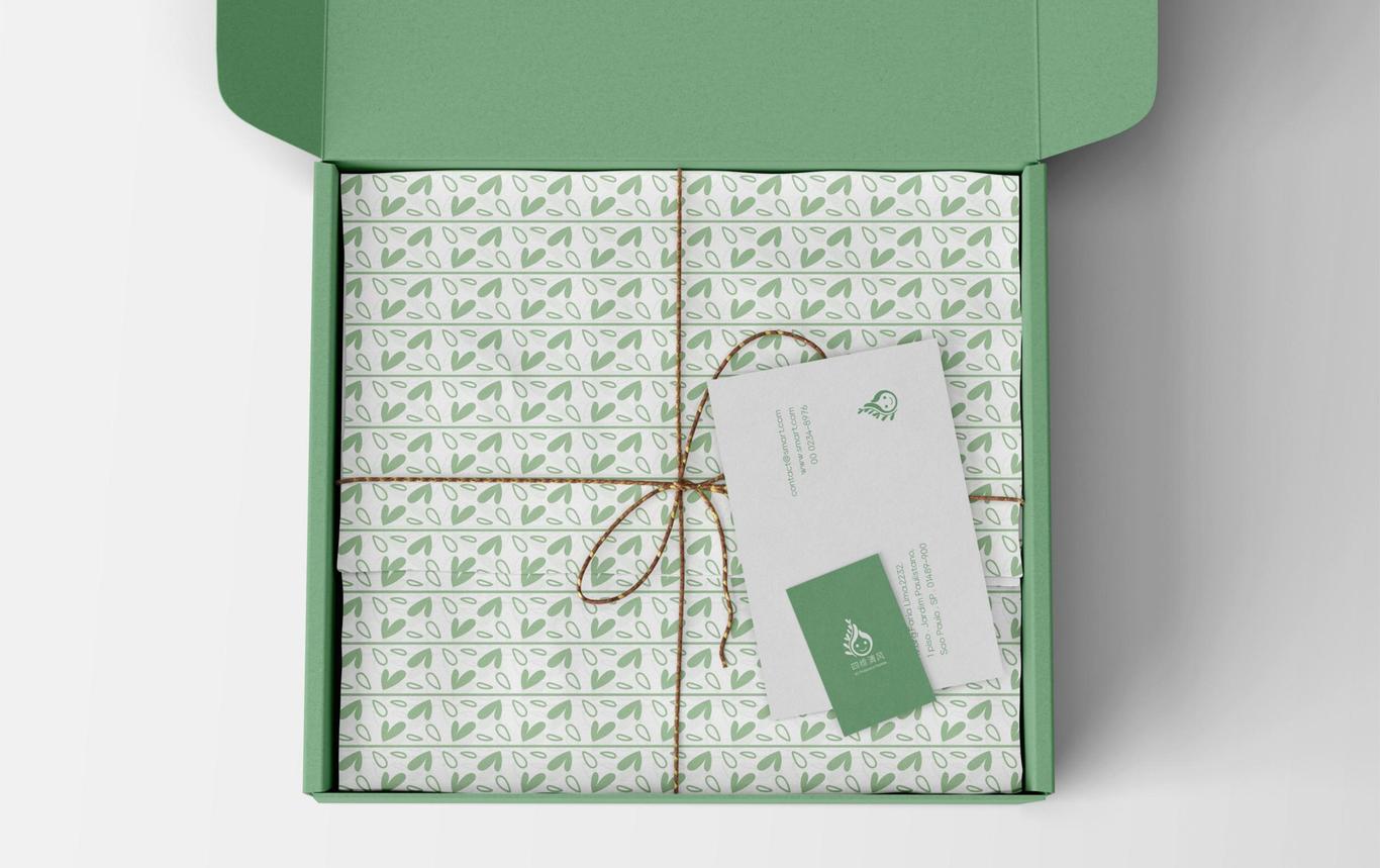 四维清风品牌LOGO+VI+插画+包装设计图7