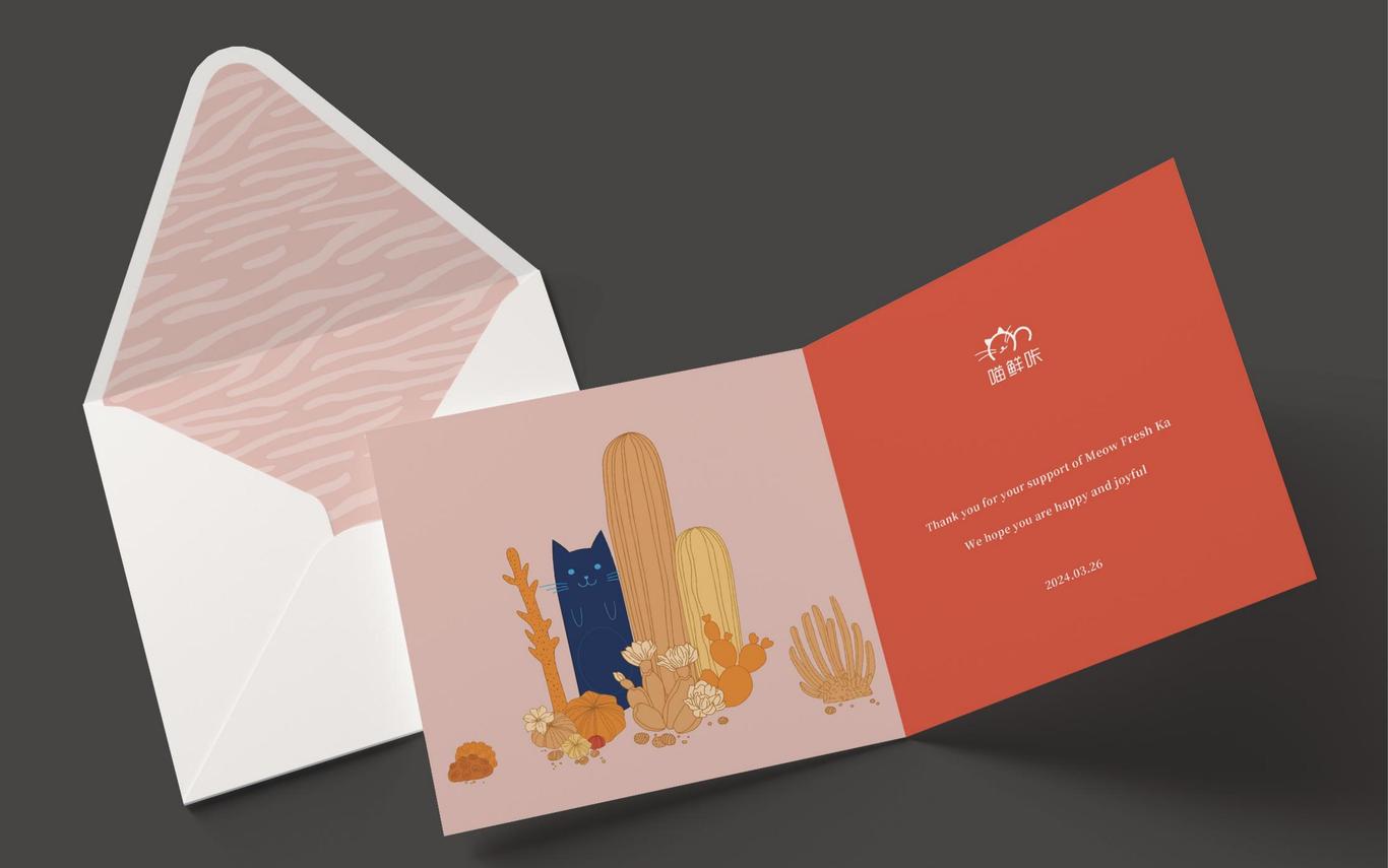 喵鲜咔品牌logo+vi+插画+IP+包装设计图13