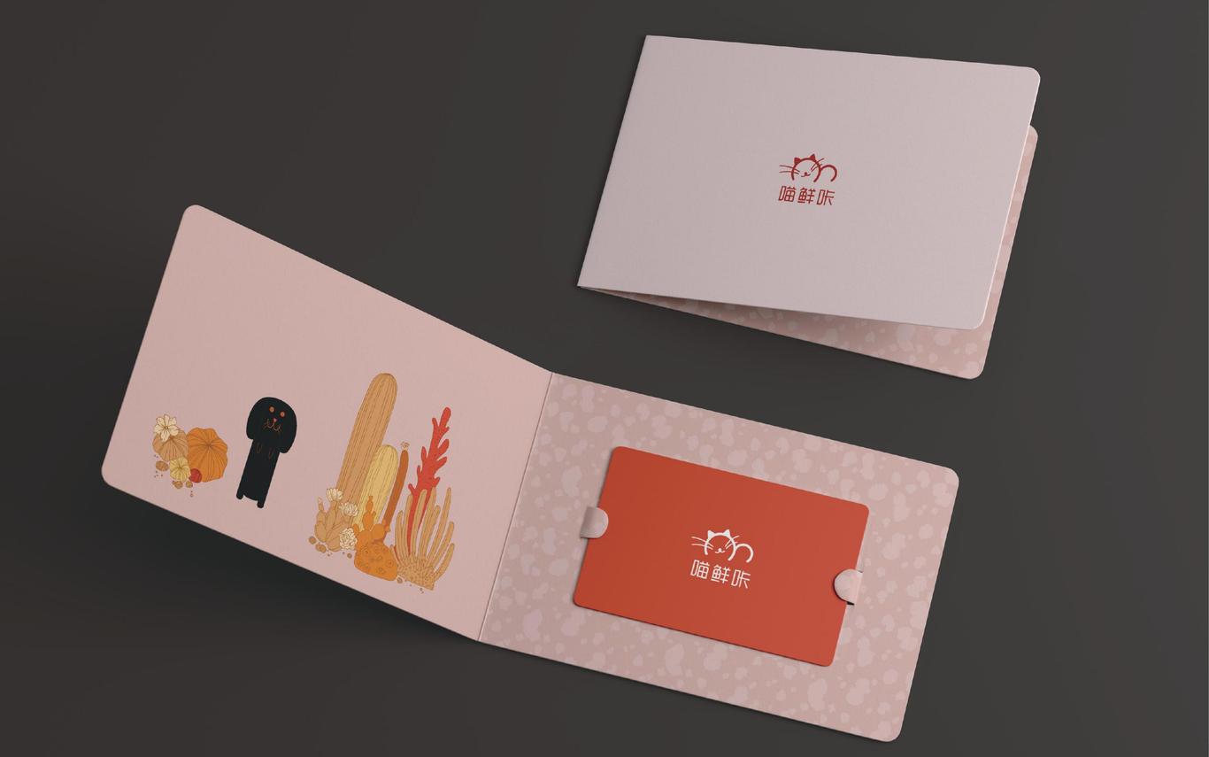 喵鲜咔品牌logo+vi+插画+IP+包装设计图17