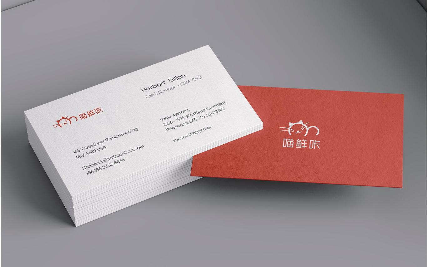 喵鲜咔品牌logo+vi+插画+IP+包装设计图11