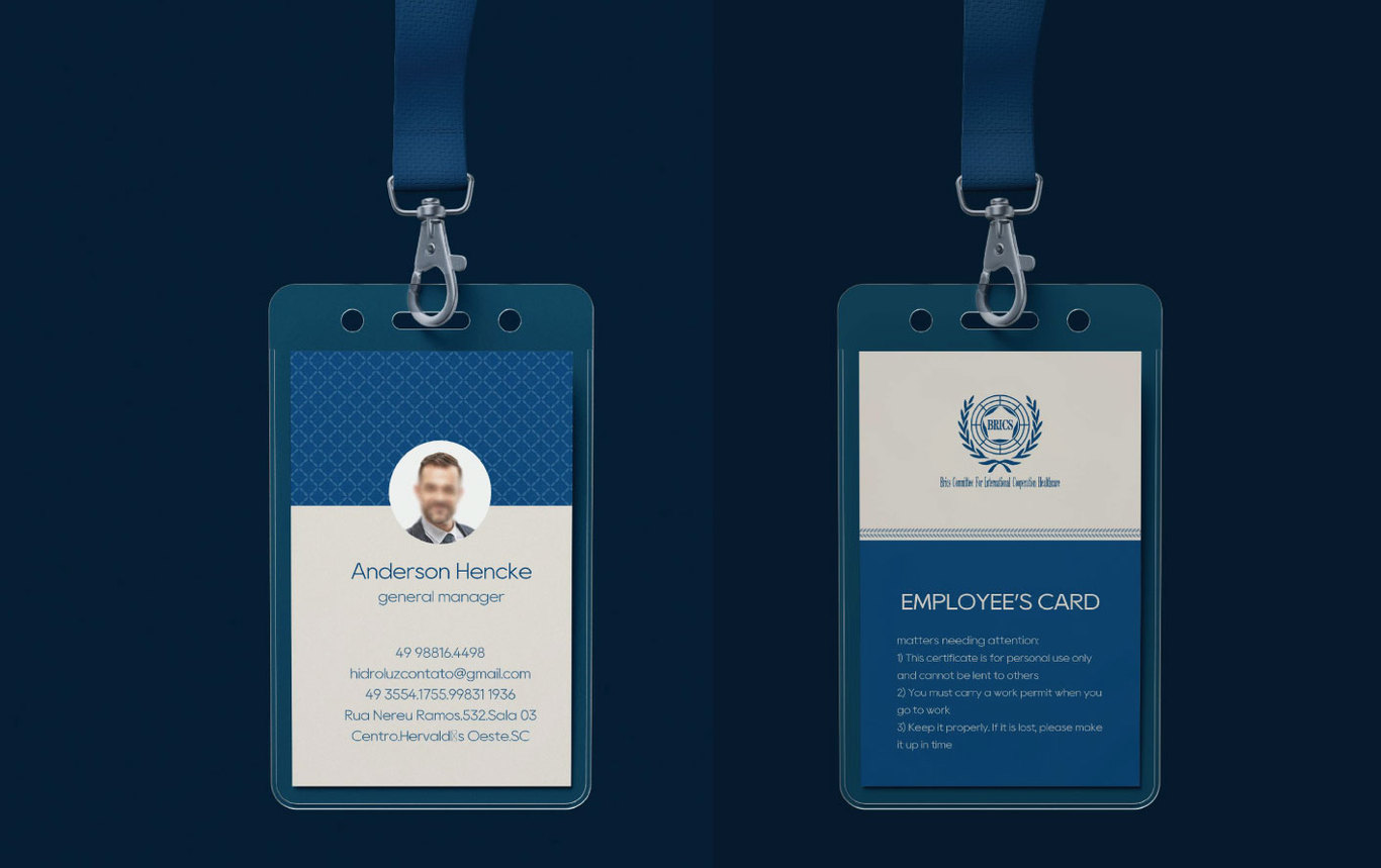 金砖国家健康医疗国际合作委员会品牌VI设计图1