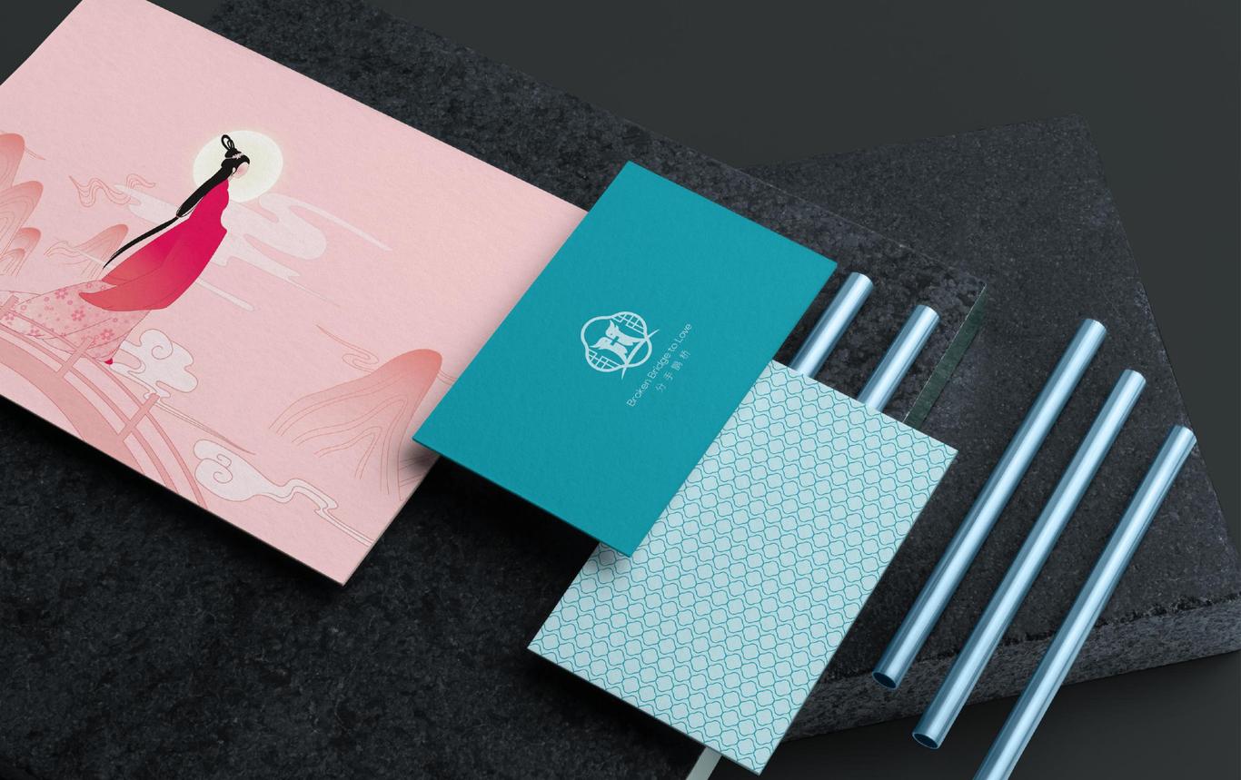 分手鹊桥品牌LOGO+VI+包装+插画IP设计图5