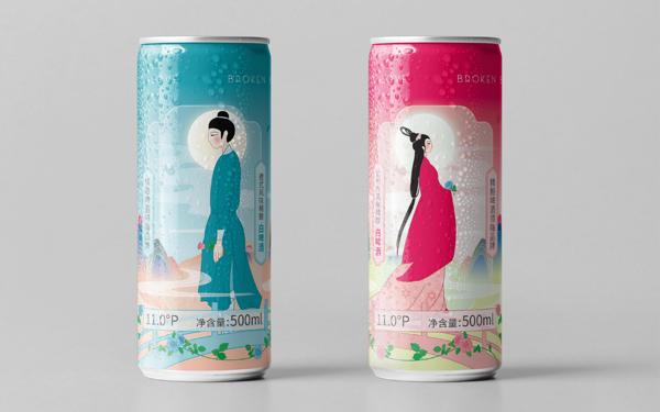 分手鹊桥品牌LOGO+VI+包装+插画IP设计