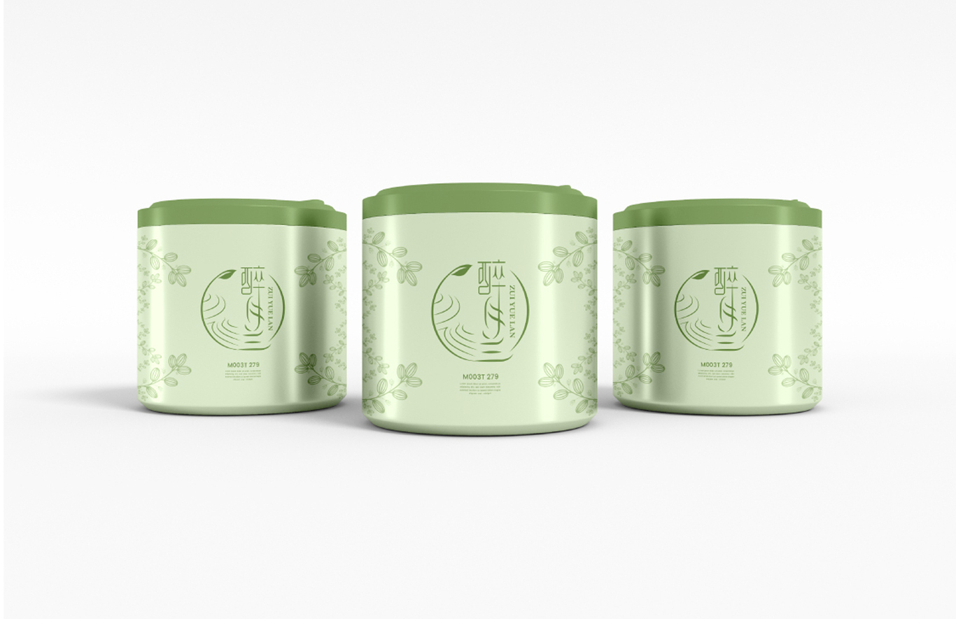 醉月兰茶叶品牌logo设计（一）图4