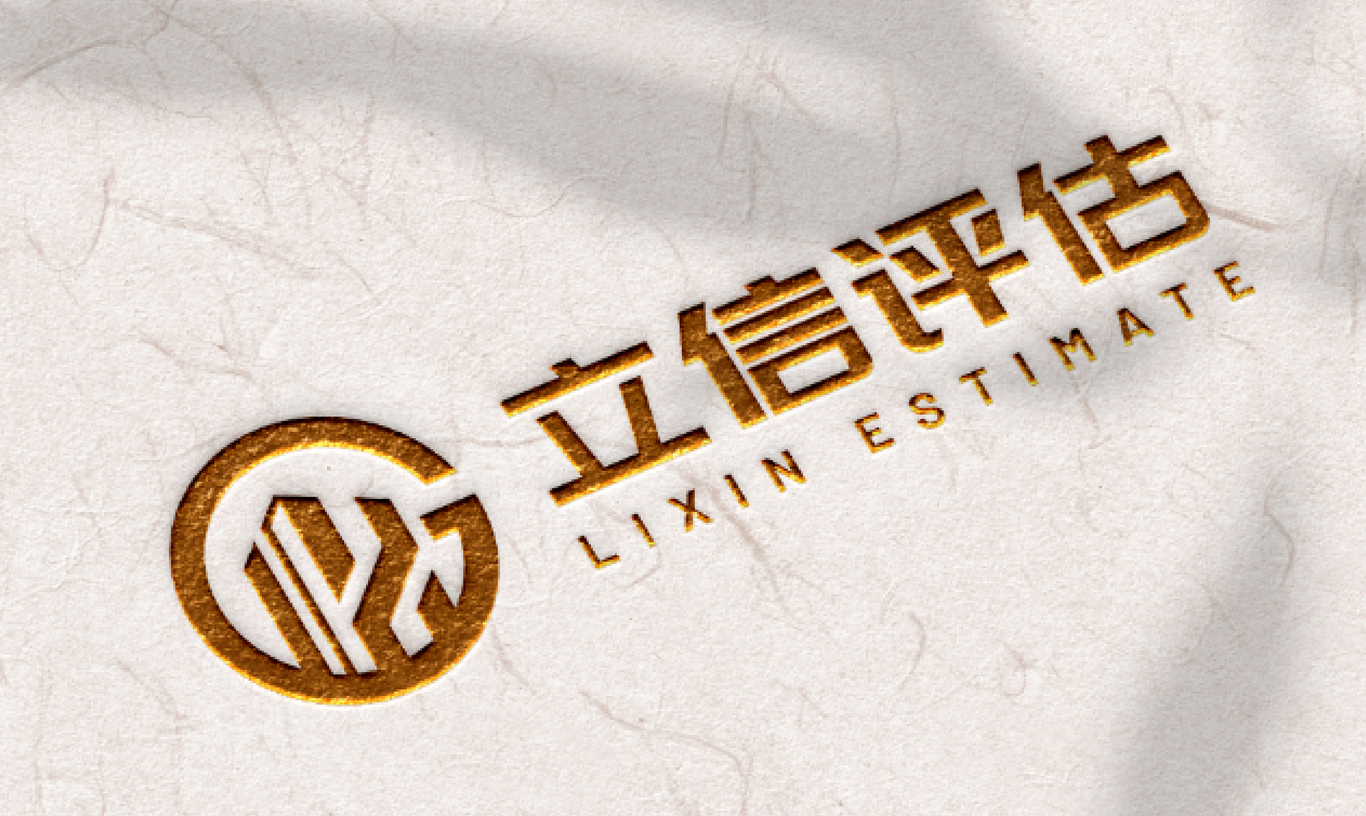 立信评估金融logo设计图3