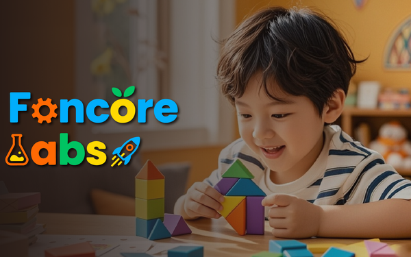 Funcore Labs兒童玩具品牌logo設計