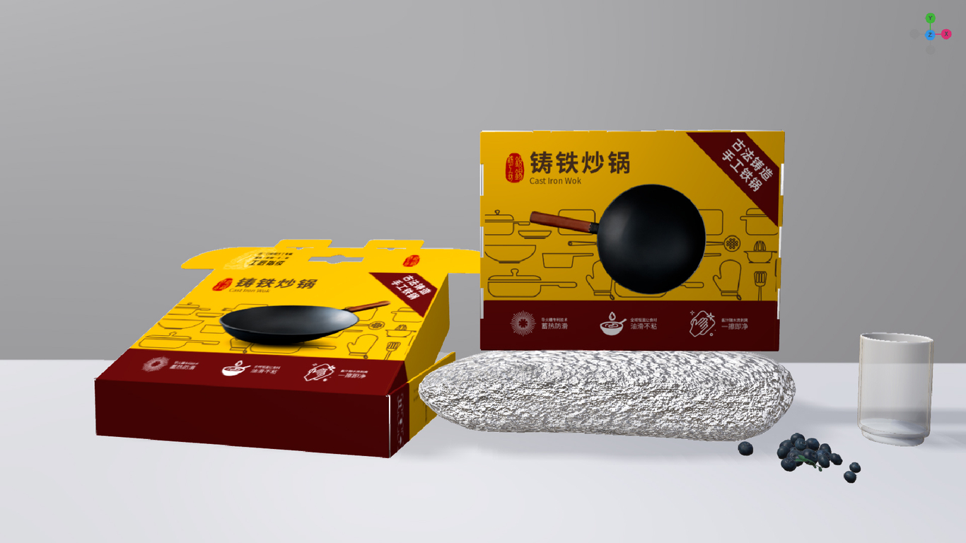 锐锡铁工坊炒锅包装图5