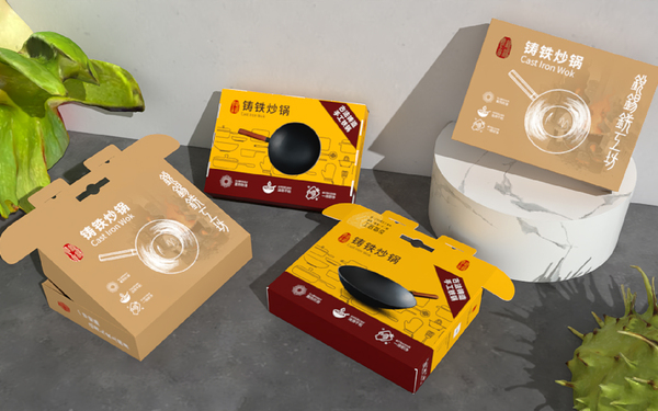 銳錫鐵工坊炒鍋包裝