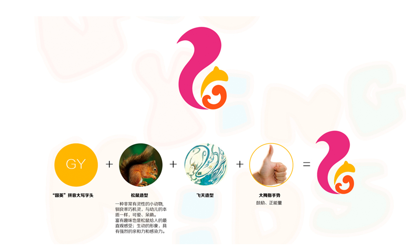 国英幼儿园 LOGO设计-2图0