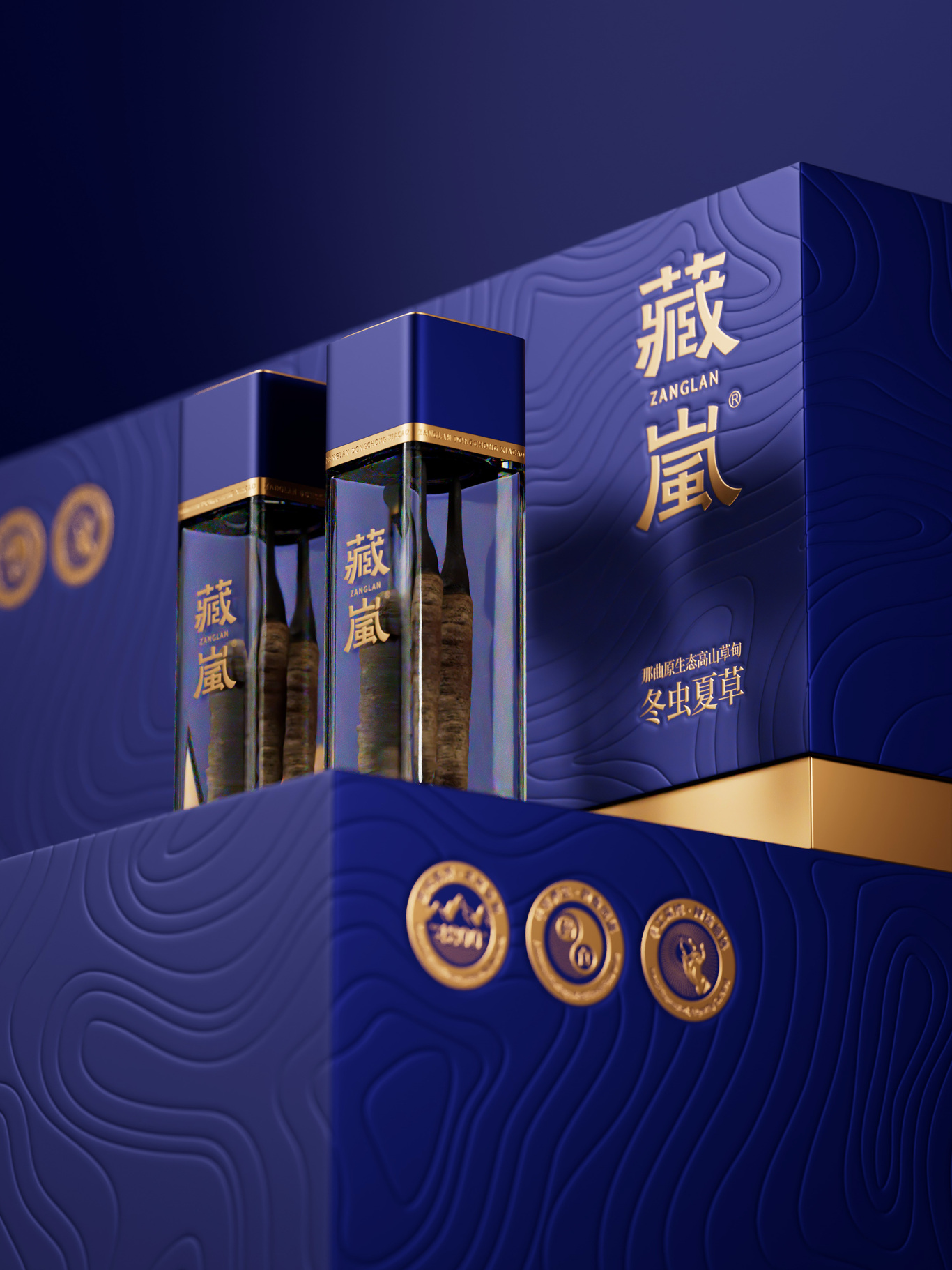 雪域精华，天然滋养 | 藏岚®冬虫夏草产品包装设计图4
