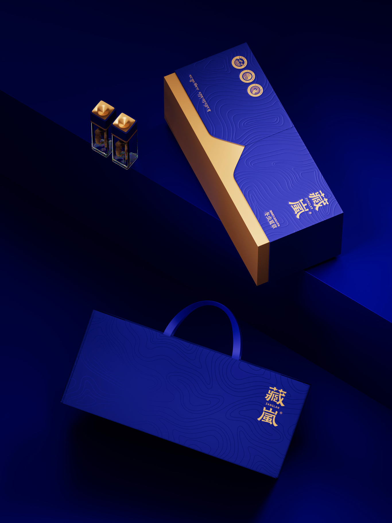 雪域精华，天然滋养 | 藏岚®冬虫夏草产品包装设计图0