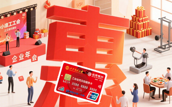 北京银行小红卡海报