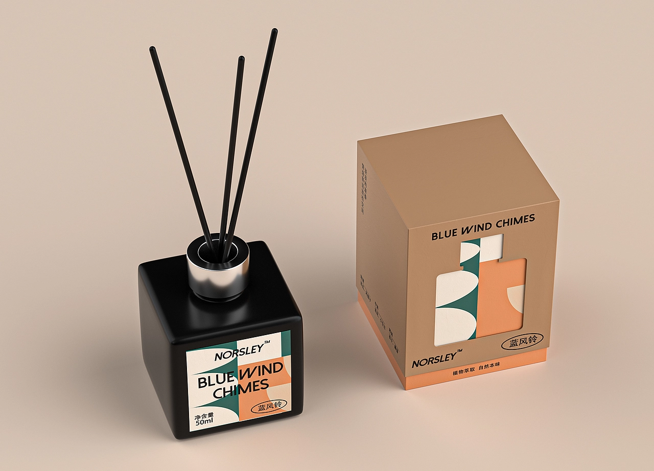 NORSLEY北欧风无火香薰包装设计图7