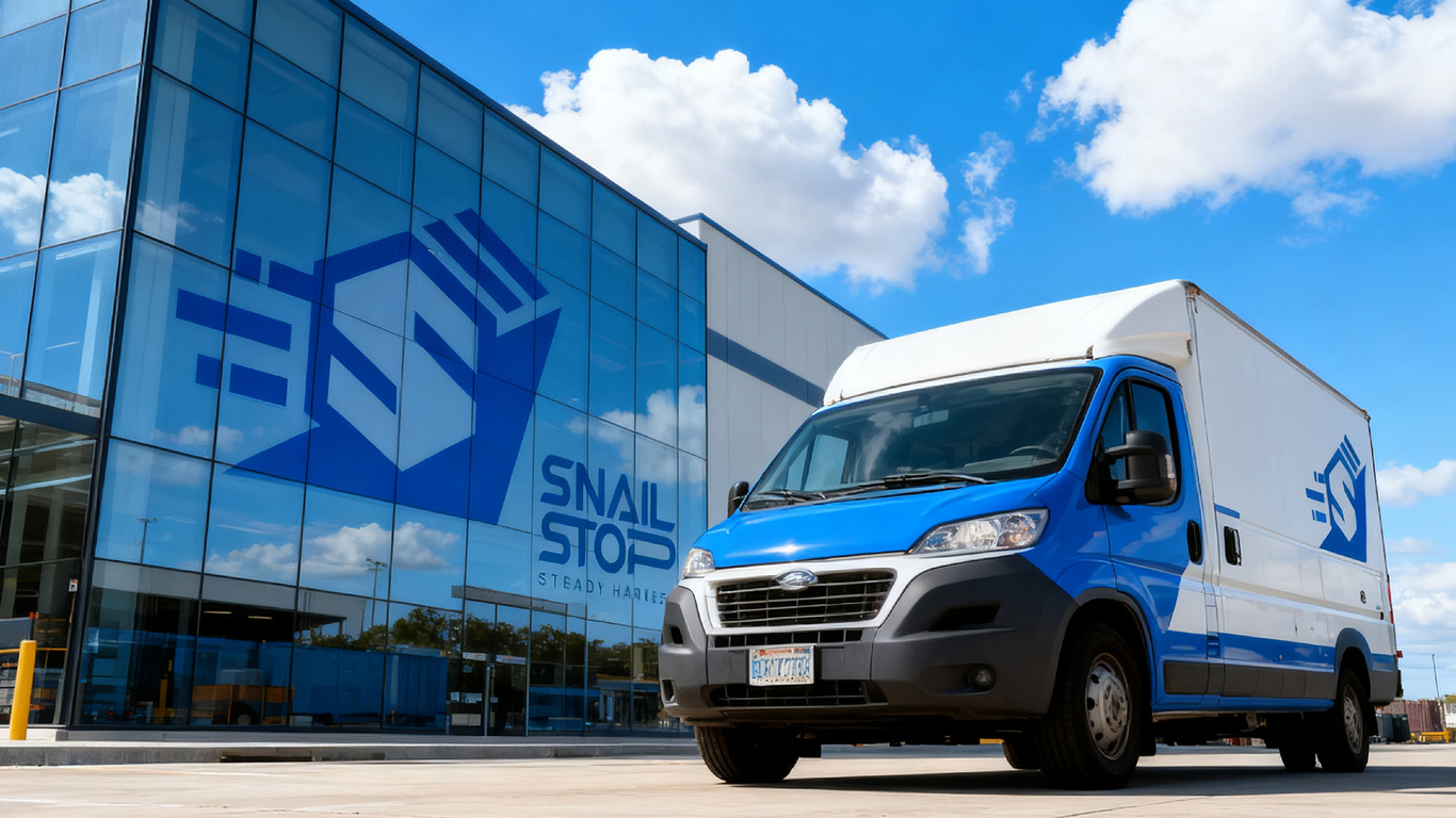 Snail Stop快递服务品牌标志提案图5